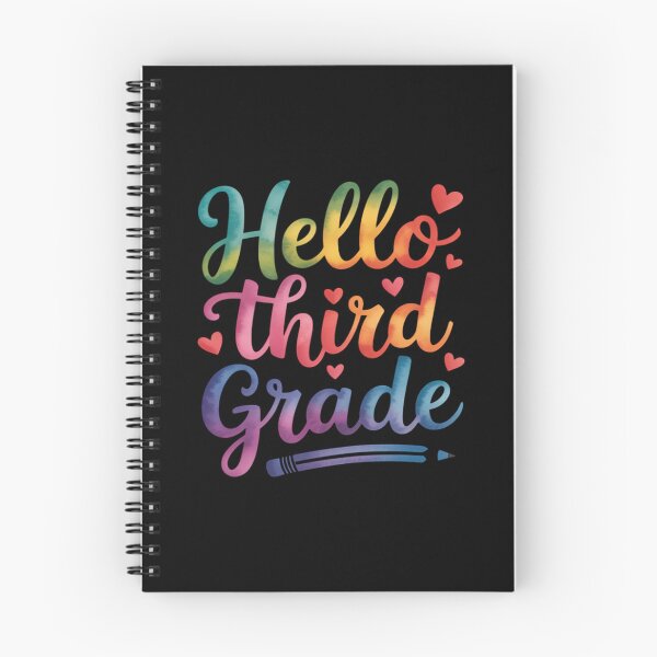 Item preview, Hello Third Grade Kids First Days of School designed and sold by PeteHomenick.