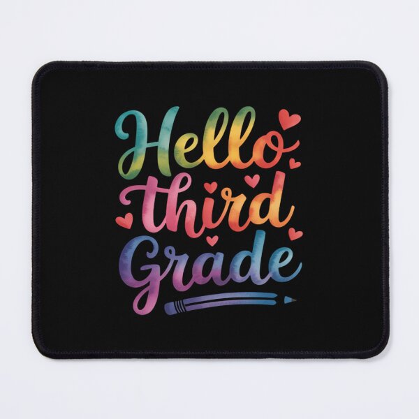 Item preview, Hello Third Grade Kids First Days of School designed and sold by PeteHomenick.
