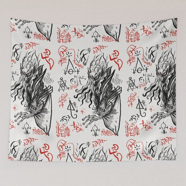 Item preview, Demonic page from the Necronomicon designed and sold by Vintage Designs +.
