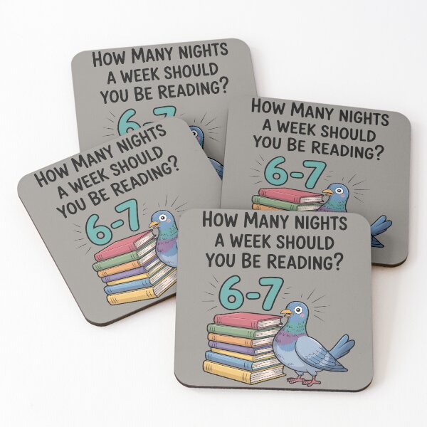 Item preview, How Many Nights a Week Should You be Reading? 6–7 designed and sold by BLZART.