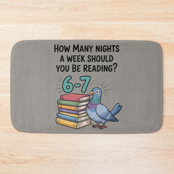 Item preview, How Many Nights a Week Should You be Reading? 6–7 designed and sold by BLZART.