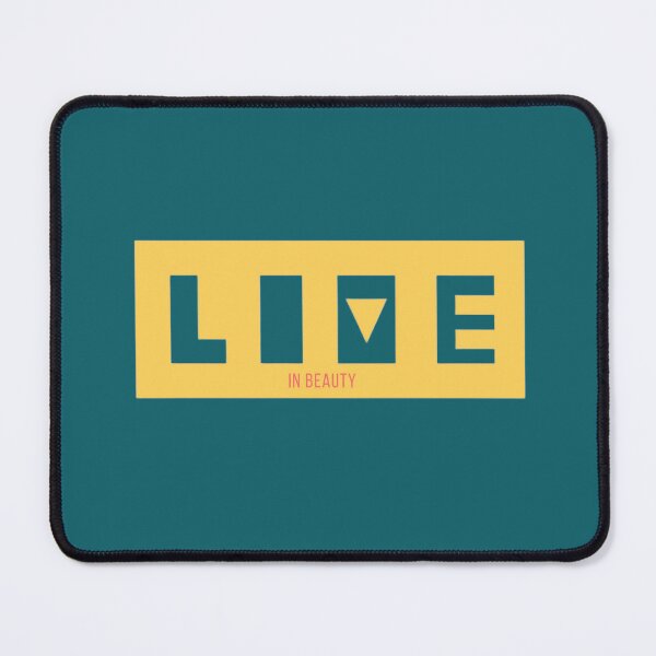 Item preview, Live in Beauty – Cute Yellow Typography Positive Quote designed and sold by liveinbeauty.