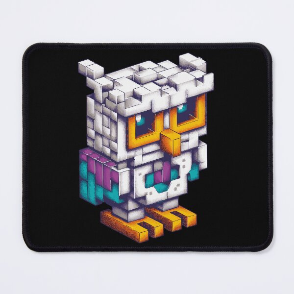 Item preview, Pixel Owl – Retro Bright Animal Art designed and sold by drizzd.