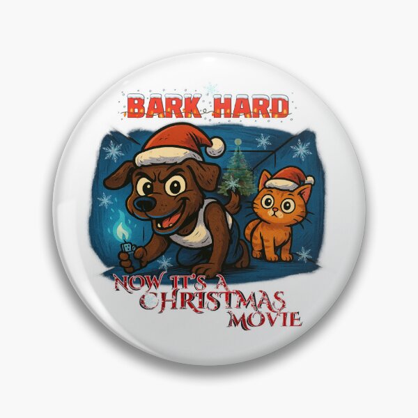Item preview, Bark Hard – Now It’s a Christmas Movie designed and sold by Mars.Pen.Studio.