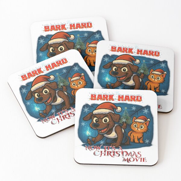 Item preview, Bark Hard – Now It’s a Christmas Movie designed and sold by Mars.Pen.Studio.