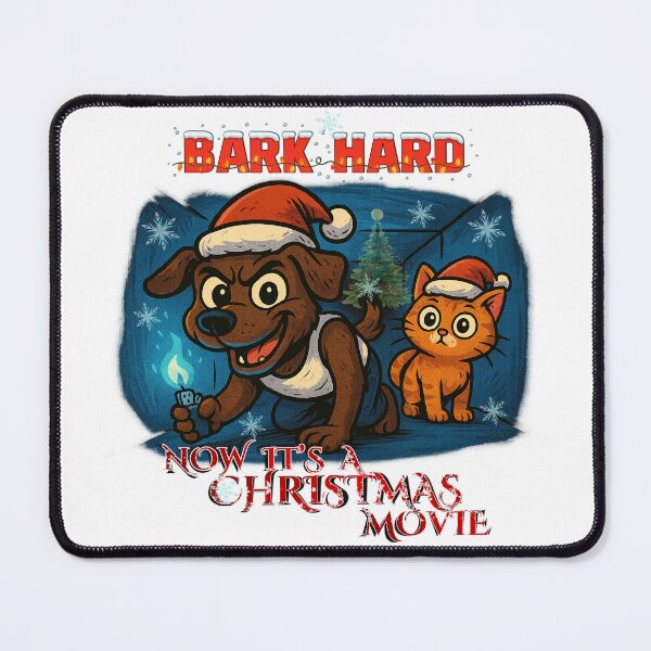 Item preview, Bark Hard – Now It’s a Christmas Movie designed and sold by Mars.Pen.Studio.