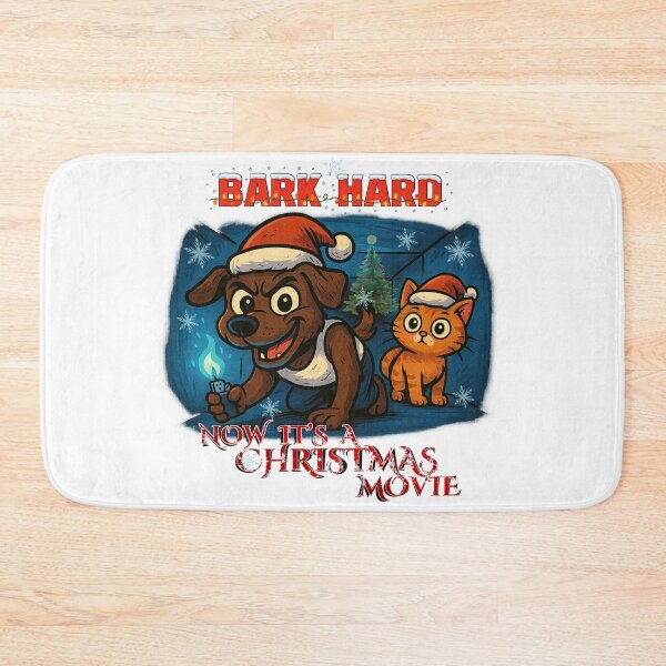 Item preview, Bark Hard – Now It’s a Christmas Movie designed and sold by Mars.Pen.Studio.