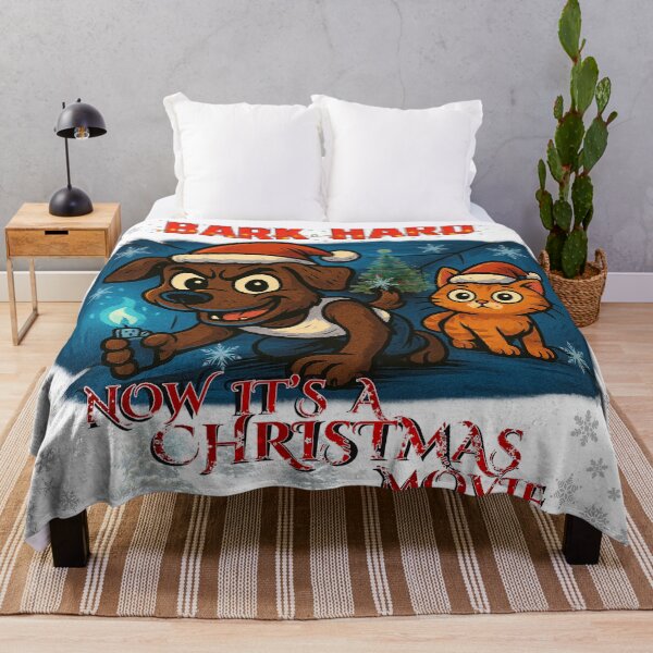Item preview, Bark Hard – Now It’s a Christmas Movie designed and sold by Mars.Pen.Studio.