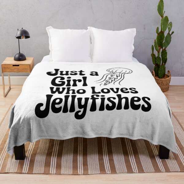 Item preview, Just a Girl Who Loves Jellyfishes designed and sold by Frank Ring.