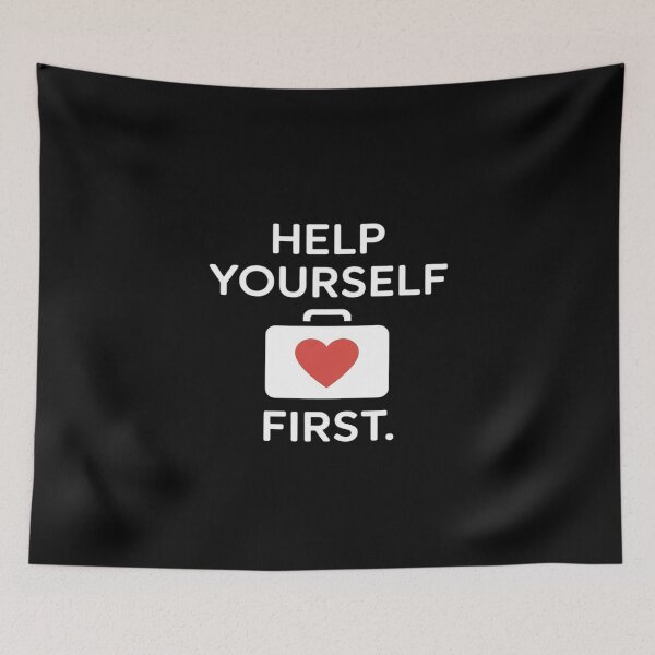 Item preview, Help Yourself First Mental Health Aid Kit Red White Blue designed and sold by PeteHomenick.