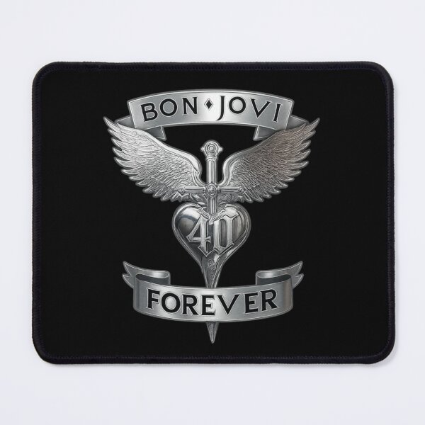 Item preview, Bon Jovi Winged Dagger Heart 40th Anniversary Tribute designed and sold by vintageremembew.