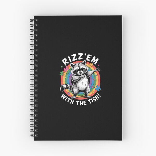 Item preview, Autism Rizz Em With The Tism Meme Autistic Racoon designed and sold by ChristopStano.