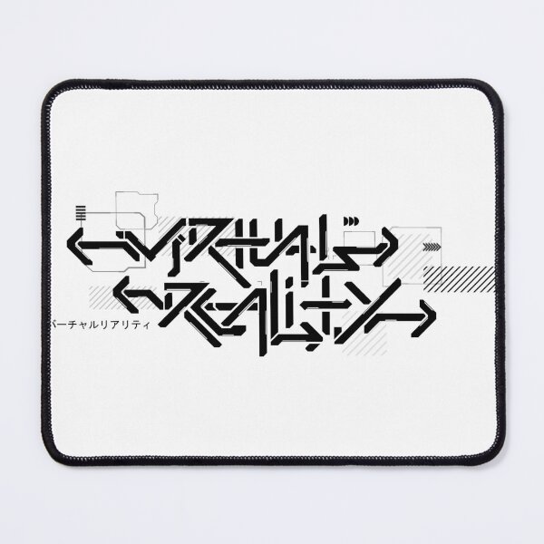 Item preview, Cyberpunk Virtual Reality Logo Black - Rivethead Corpo-Rat Industrial Design designed and sold by 8thSin.