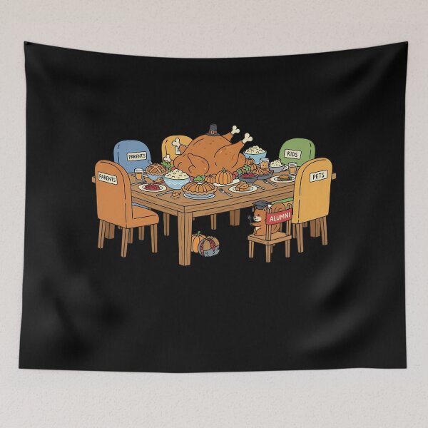 Item preview, Thanksgiving Dinner Party Table Scene designed and sold by BeautifulEye.