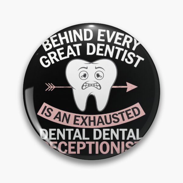 Item preview, Exhausted Dental Receptionist Dentist Front Office designed and sold by MonsterBuddiess.