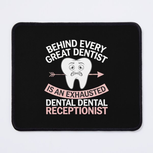 Item preview, Exhausted Dental Receptionist Dentist Front Office designed and sold by MonsterBuddiess.