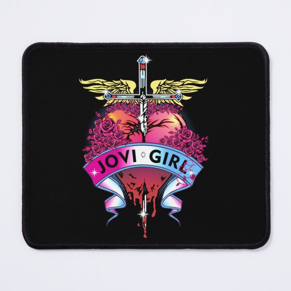 Item preview, Bon Jovi Keep The Faith Flaming Heart designed and sold by vintageremembew.
