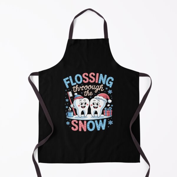 Item preview, Flossing Through The Snow Winter Dentist designed and sold by MonsterBuddiess.