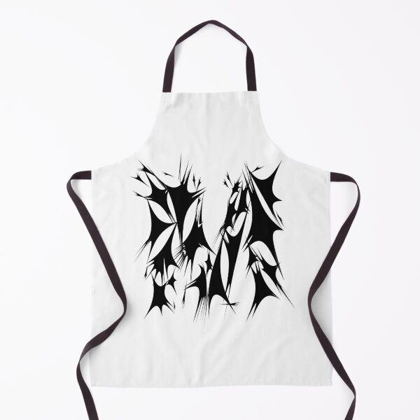Item preview, Letter M Spiky Abstract Geometric Art designed and sold by uncoXab.