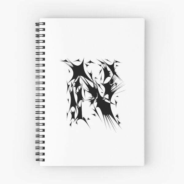 Item preview, Letter N Spiky Abstract Geometric Art designed and sold by uncoXab.