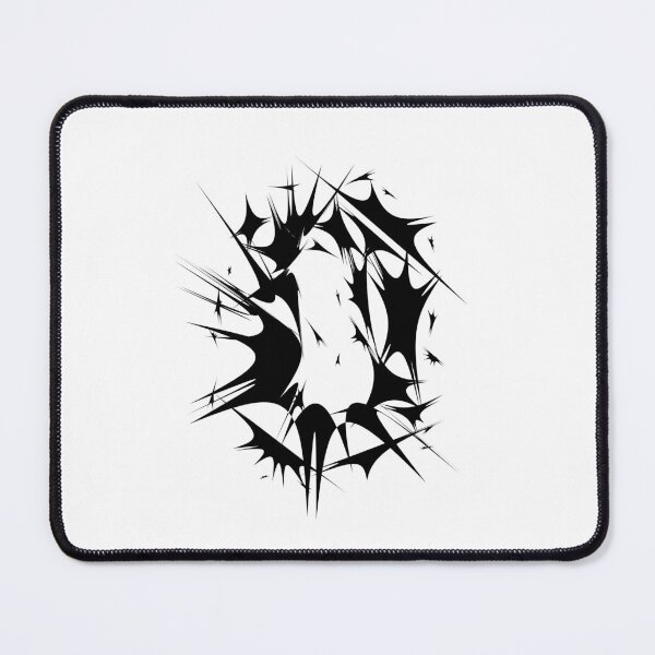 Item preview, Letter O Spiky Abstract Geometric Art designed and sold by uncoXab.