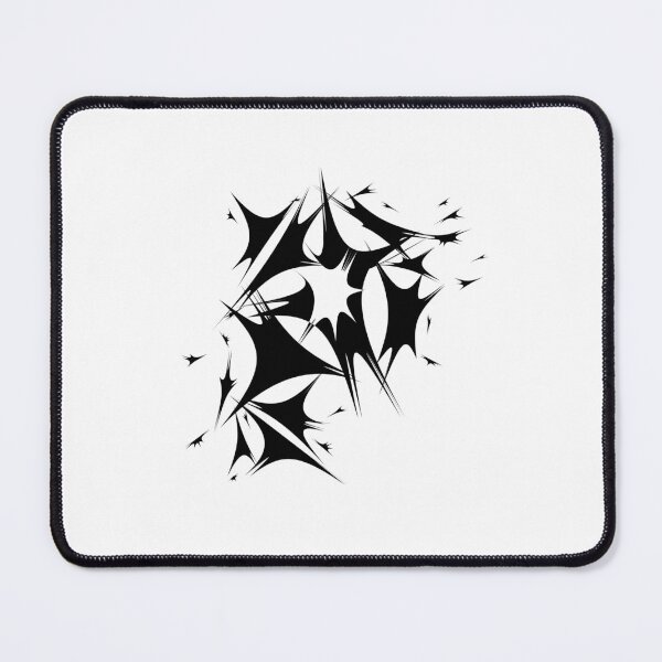 Item preview, Letter P Spiky Abstract Geometric Art designed and sold by uncoXab.