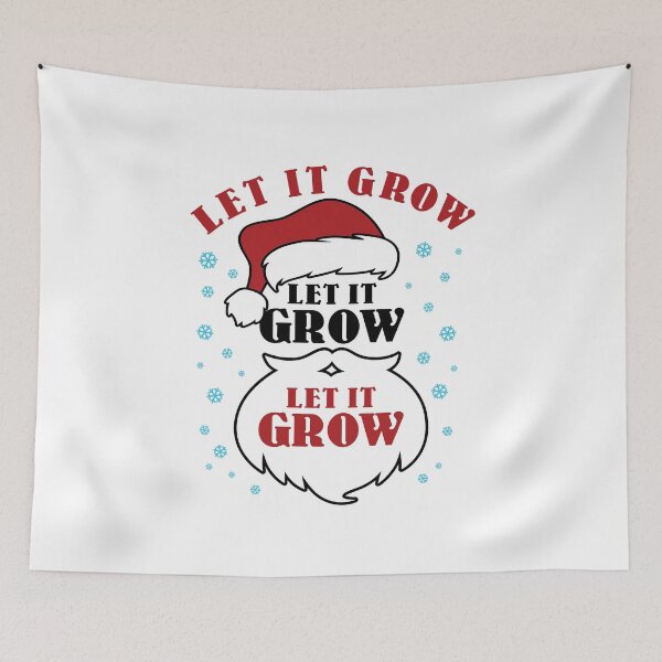 Item preview, Santa Beard Christmas Funny Let It Grow designed and sold by jaygo.