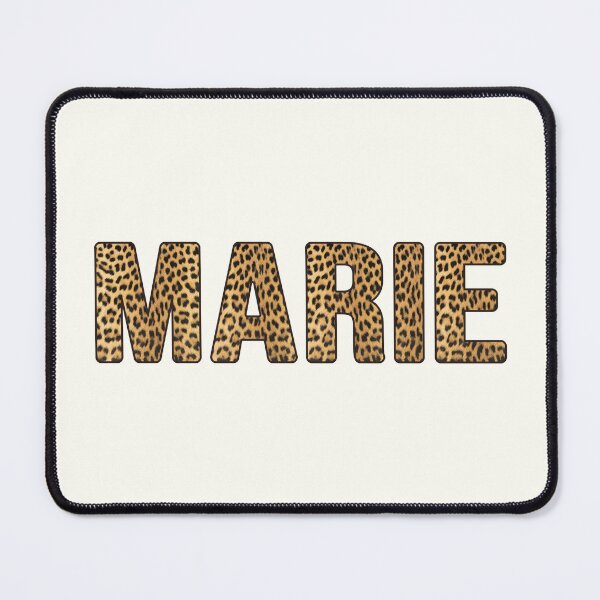 Item preview, Marie Name Leopard Print designed and sold by Jeallan Designs.