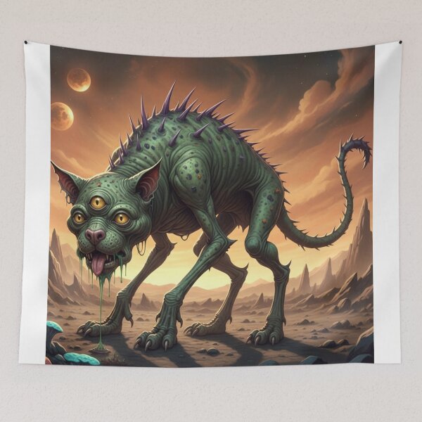 Item preview, UGLY ALIEN CAT designed and sold by Obinne.
