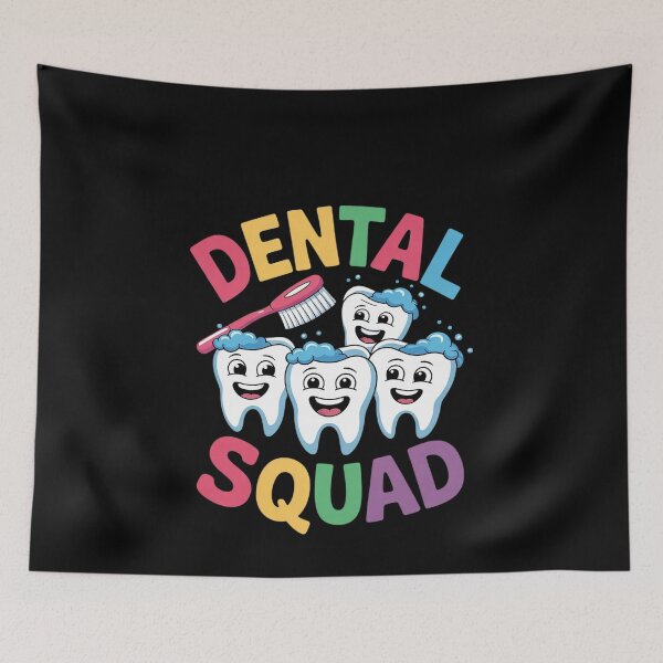 Item preview, Dental Squad Teeth Toothbrush Dentist Dental Hygienist designed and sold by MonsterBuddiess.