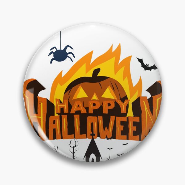 Item preview, Happy Halloween – flaming pumpkin designed and sold by almapink.
