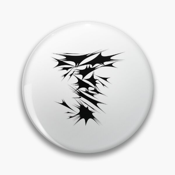Item preview, Letter T Spiky Abstract Geometric Art designed and sold by uncoXab.