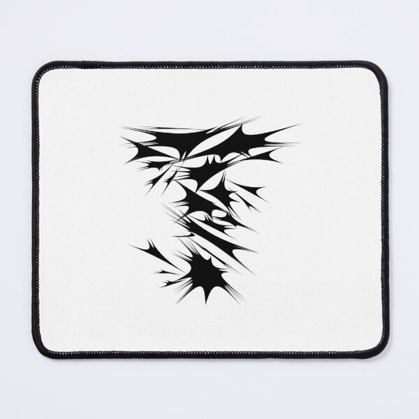 Item preview, Letter T Spiky Abstract Geometric Art designed and sold by uncoXab.