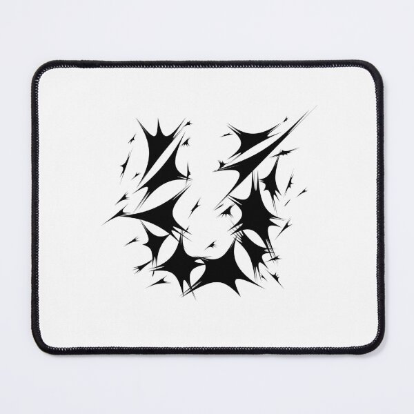 Item preview, Letter U Spiky Abstract Geometric Art designed and sold by uncoXab.