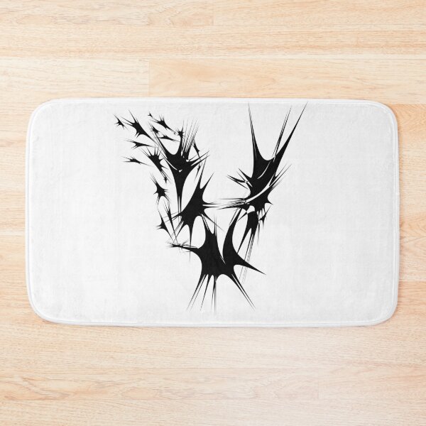 Item preview, Letter V Spiky Abstract Geometric Art designed and sold by uncoXab.
