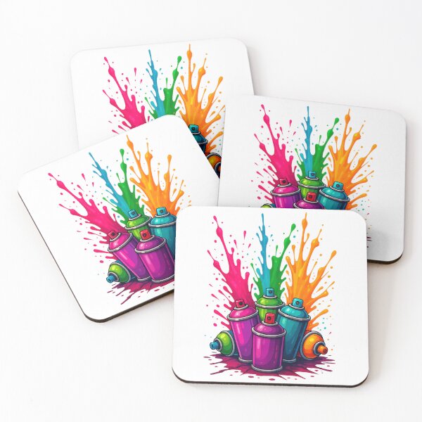 Item preview, Color Blast Chaos – Abstract Energy designed and sold by ArtesioByZaber.