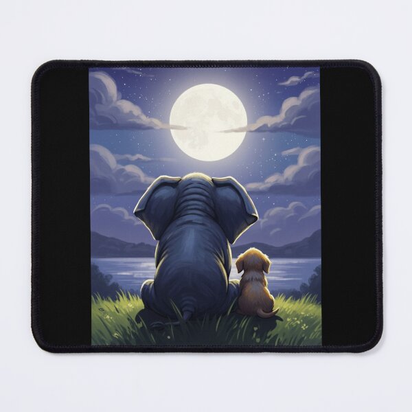 Item preview, Moonlit Companionship designed and sold by ElephantVibes.