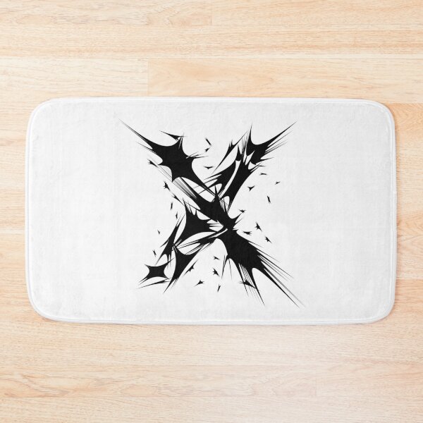 Item preview, Letter X Spiky Abstract Geometric Art designed and sold by uncoXab.