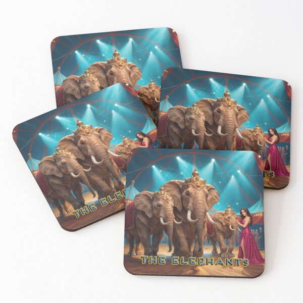 Item preview, The Elephants: Majestic Circus Spectacle designed and sold by ForeverPrintsOK.