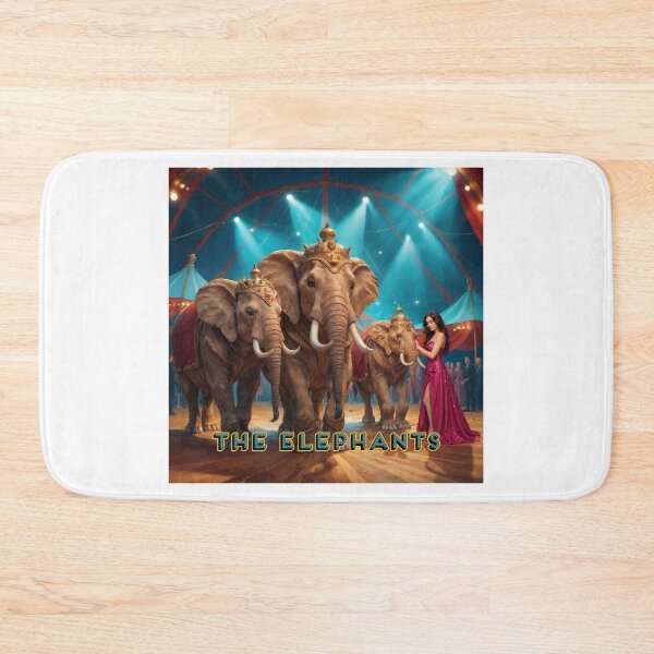 Item preview, The Elephants: Majestic Circus Spectacle designed and sold by ForeverPrintsOK.