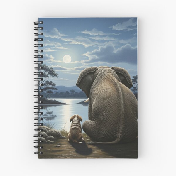 Item preview, Moonlit Lakeside Companions designed and sold by ElephantVibes.