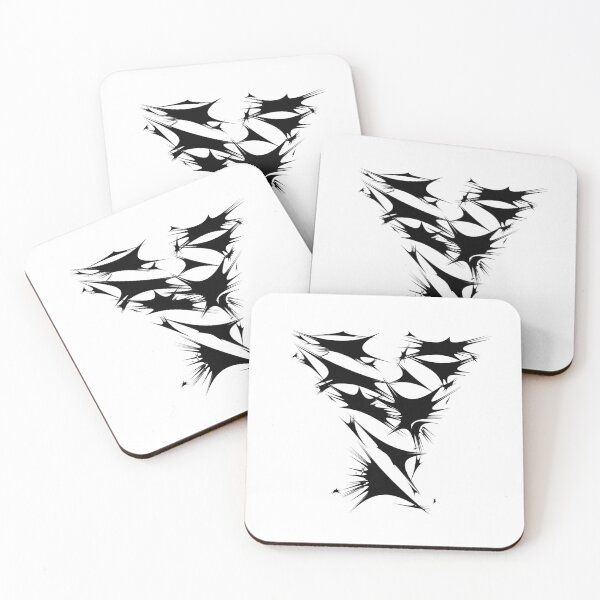 Item preview, Letter Y Spiky Abstract Geometric Art designed and sold by uncoXab.