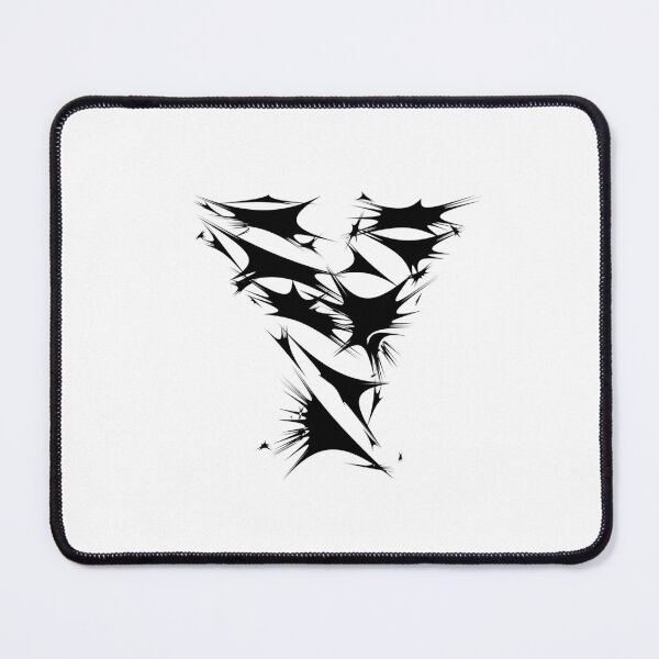 Item preview, Letter Y Spiky Abstract Geometric Art designed and sold by uncoXab.