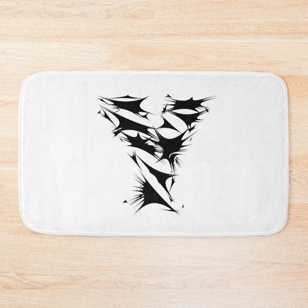 Item preview, Letter Y Spiky Abstract Geometric Art designed and sold by uncoXab.