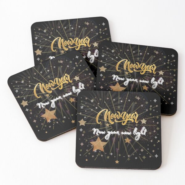 Item preview, New Year, New Light – Inspirational New Year Quote designed and sold by CozyDreamNest.