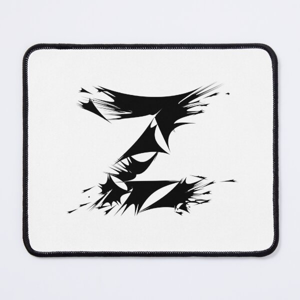 Item preview, Letter Z Spiky Abstract Geometric Art designed and sold by uncoXab.