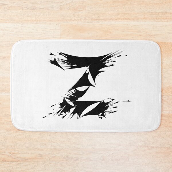 Item preview, Letter Z Spiky Abstract Geometric Art designed and sold by uncoXab.