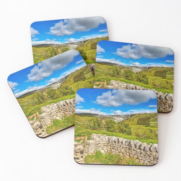 Item preview, Malham Cove Countryside Stone Wall And Gate designed and sold by Paul Thompson Photography.