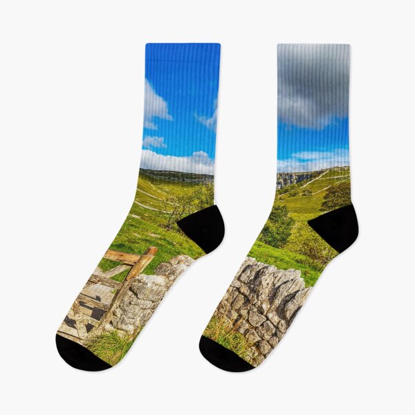 Item preview, Malham Cove Countryside Stone Wall And Gate designed and sold by Paul Thompson Photography.