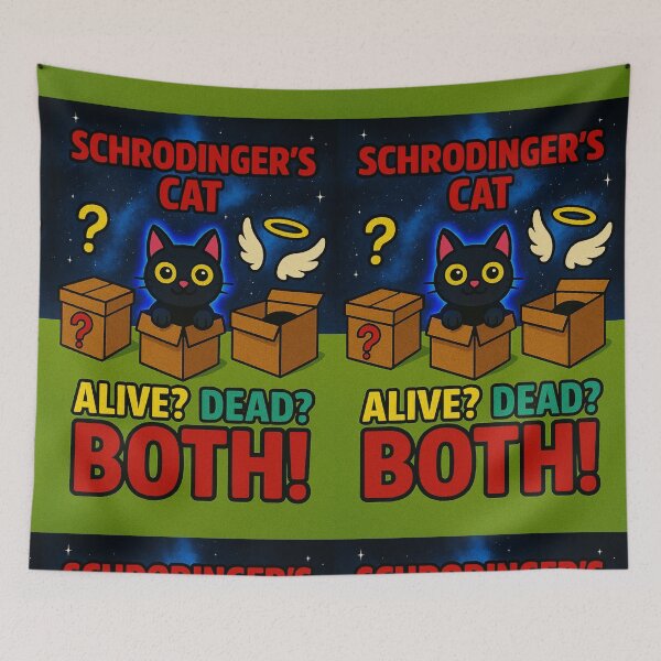 Item preview, Schrodinger's Cat Alive Dead Both | Funny Quantum Mechanics | Gift for Science Teacher designed and sold by SammyMorry.